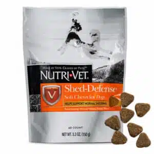 Вітамінізовані ласощі Nutri-Vet жувальні таблетки для шерсті собак, 60 шт