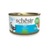 Вологий корм для дорослих котів Schesir Tuna з тунцем в желе, 70 г