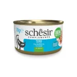 Вологий корм для дорослих котів Schesir Tuna з тунцем в желе, 70 г