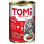 Вологий корм TOMi з яловичиною для котів, 400 г