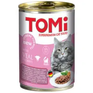 Вологий корм TOMi з телятиною для котів, 400 г