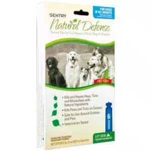 Sentry Natural Defence від бліх та кліщів для собак, 6 піпеток