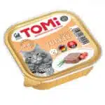 Вологий корм TOMi Turkey паштет з індичкою для котів