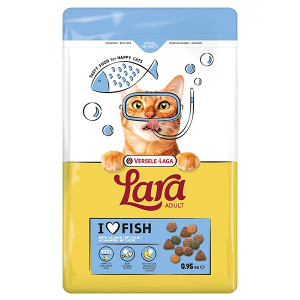 Сухий корм для котів Lara Adult з лососем