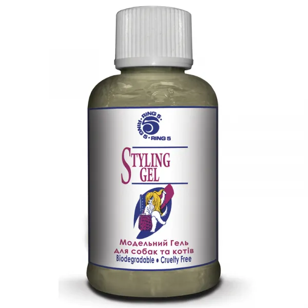 Гель для укладки шерсті Ring5 Styling Gel Моделюючий гель для собак та котів, 50 мл