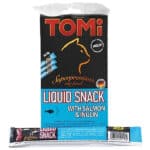 TOMi Liquid Snack Salmon&Inulin ТОМІ ЛОСОСЬ З ІНУЛІНОМ рідкі ласощі для котів