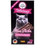TOMi Delicious Mini Sticks Liver Sausage ТОМІ ДІЛІШЕС ЛІВЕРНА КОВБАСА ласощі для котів
