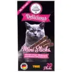 Ласощі TOMi Delicious Mini Sticks з ліверною ковбасою для котів