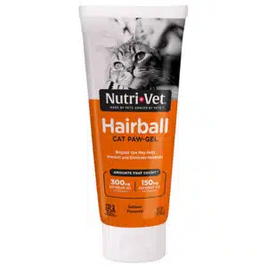 Гель Nutri-Vet Hairball для виведення шерсті зі смаком лосося для котів, 89 мл