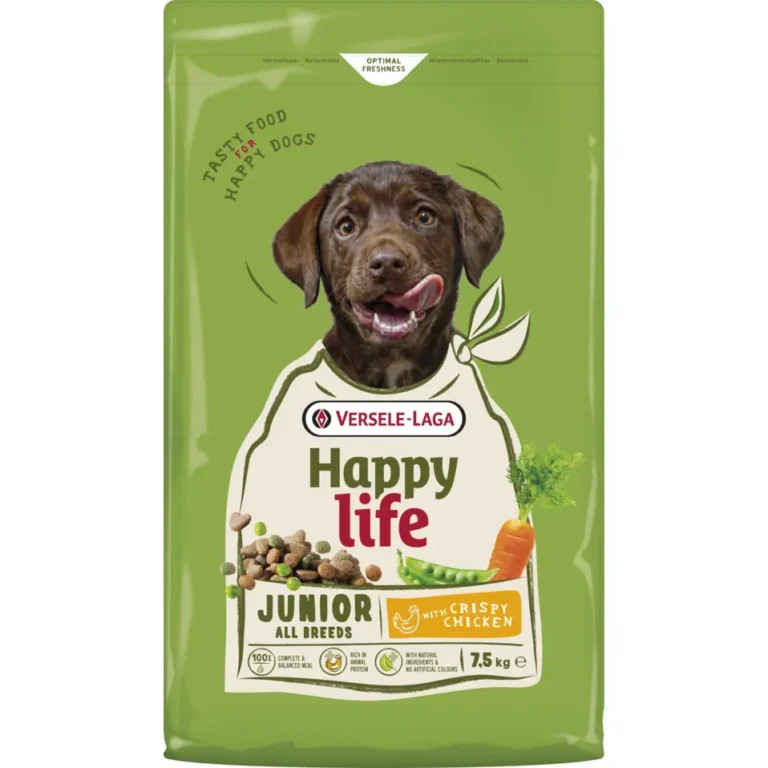 Сухий преміум корм Happy Life Junior для цуценят всіх порід з куркою
