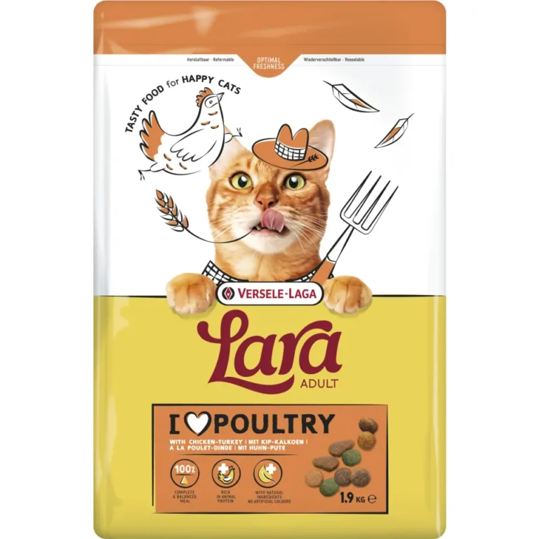 Сухий корм для котів Lara Adult з куркою та індичкою