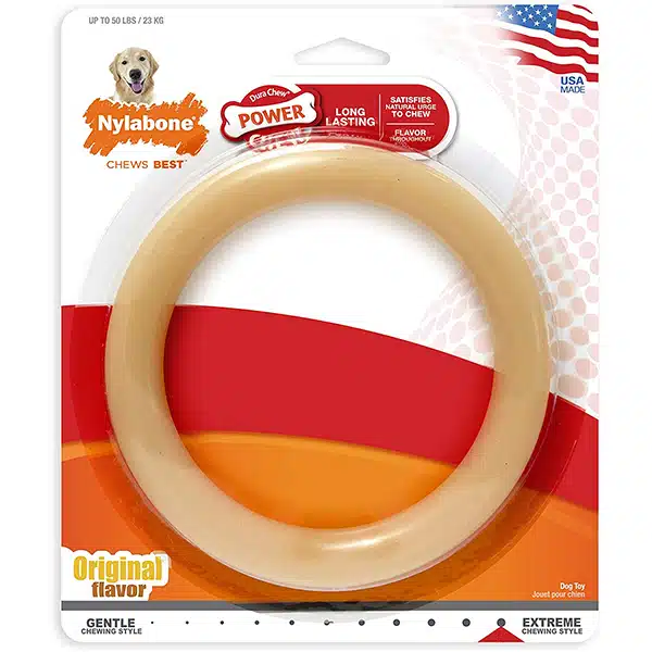 Жувальна іграшка для собак Nylabone Extreme Chew Ring зі смаком курки