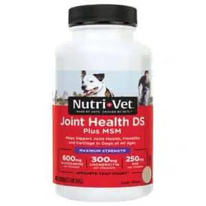 Вітаміни Nutri-Vet Joint Health DS Plus MSM Maximum Strength для суглобів собак, 60 таб