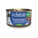 Влажный корм для взрослых кошек Schesir с тунцом и анчоусами в желе, 85 г