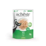 Вологий корм для котів Schesir Chicken куряче філе в желе, 70г