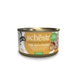 Вологий корм для котів Schesir Tuna Chicken тунець з курячим філе в желе, 85г