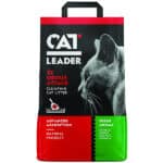 Cat Leader Clumping 2xOdour Attack Fresh КЕТ ЛИДЕР ДВОЙНАЯ СвежЕсть ультракомпактный наполнитель в кошачий туалет