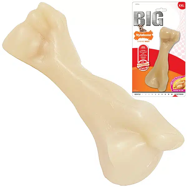 Жувальна іграшка для собак Nylabone Extreme Chew Big Bone зі смаком яловичини