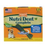 Nylabone Nutri Dent Chicken Mini НІЛАБОН НУТРІ ДЕНТ ЧІКЕН жувальні ласощі для чищення зубів для собак до 4,5 кг, смак курки