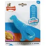 Жувальна іграшка для цуценят Nylabone Puppy Chew Dinosaur Динозавр зі смаком курки, 12х5.5х2.5 см