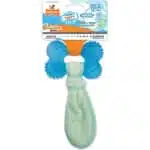 Жувальна іграшка для цуценят Nylabone Puppy Chew Freezer Bone Охолоджувальна кісточка зі смаком арахісової пасти, 25х10х2,5 см