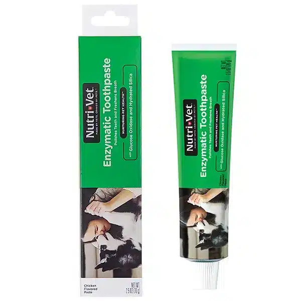 Зубна ензимна паста Nutri-Vet Enzymatic зі смаком курки для собак, 70 г