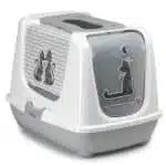 Закритий туалет Moderna Trendy Cat Cats in Love для котів з вугільним фільтром та совком
