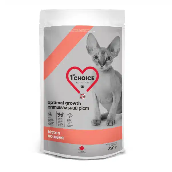 Сухий корм 1st Choice Kitten Optimal Growth для кошенят з рибою