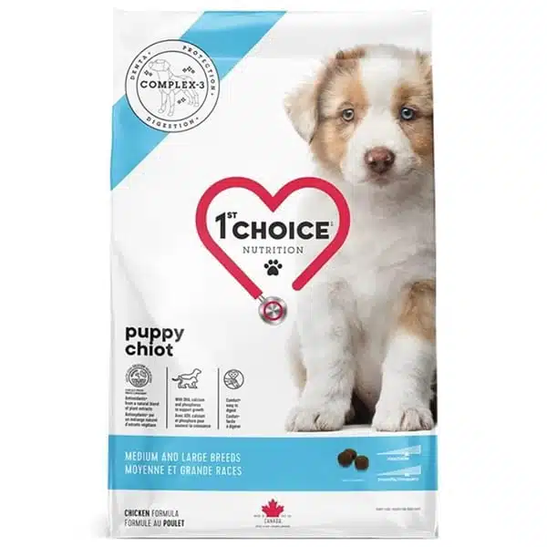 Сухий корм 1st Choice Puppy Medium and Large для цуценят з куркою