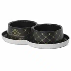 Подвійна миска Moderna Double Trendy Dinner Luxurious для котів, 2x350 мл