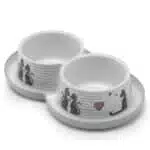 Moderna Double Trendy Dinner Cats in Love МОДЕРНА КОХАНІ КОТИ подвійна миска для котів, 2х350мл