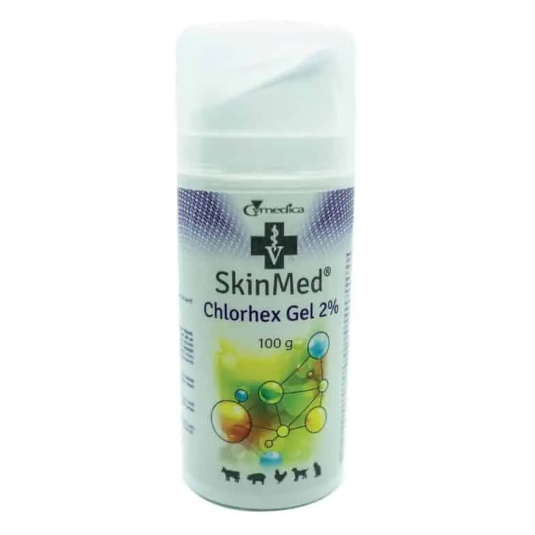 Дезінфікуючий гель SkinMed Хлоргекс 2% з хлоргексидином для тварин, для шкіри