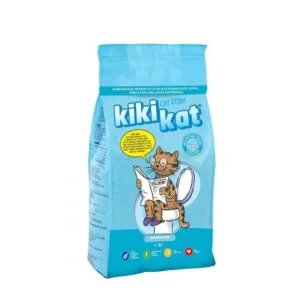 Бентонитовый наполнитель KikiKat для кошачьего туалета с ароматом  горной свежести 5 L