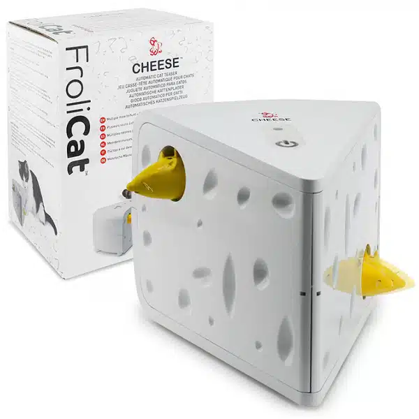 Інтерактивна іграшка PetSafe FroliCat Cheese сир з мишками для котів