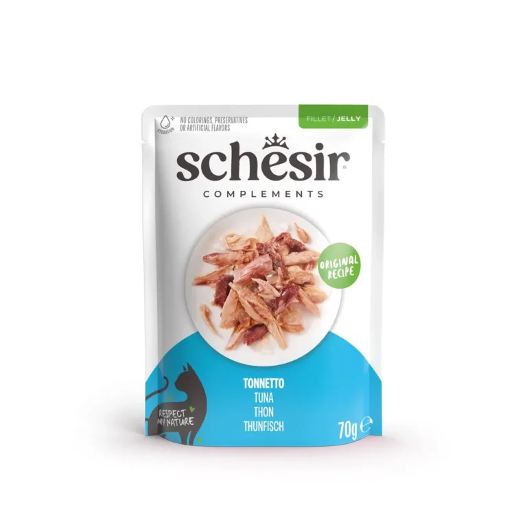 Вологий корм Schesir Tuna для котів з тунцем, 70 г