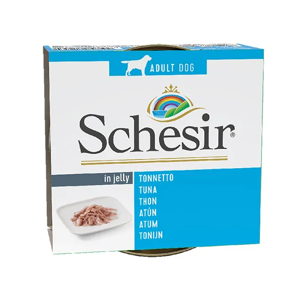 Вологий корм Schesir з тунцем для собак, 150 г