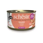 Вологий корм Schesir з лососем для дорослих котів, 85 г