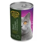 Вологий корм Lovely Hunter Adult з яловичиною, куркою і качиним серцем для котів, 400 г