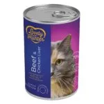 Вологий корм Lovely Hunter Adult з яловичиною і курячою печінкою для котів, 400 г