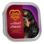 Вологий корм для дорослих собак з яловичиною та кроликом Lovely Hunter Adult Beef and Rabbit 150 г