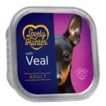 Вологий корм Lovely Hunter Adult Veal з телятиною для собак, 150 г