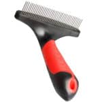 Flamingo (ФЛАМИНГО) RAKE ROTATING TEETH расческа грабли для собак с длинной, жесткой и вьющейся шерстью, вращающиеся зубцы