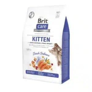 Сухий корм Brit Care Kitten Gentle Digestion & Strong Immuniti для кошенят з лососем