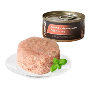 Вологий корм AnimAll з качкою для собак