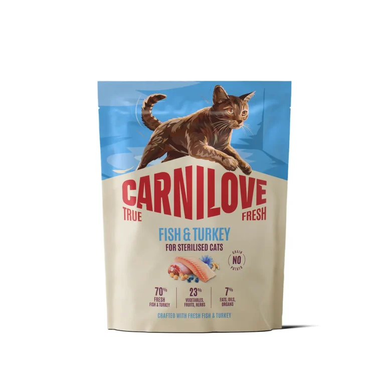Сухий корм для стерилізованих котів Carnilove True Fresh з рибою та індичкою
