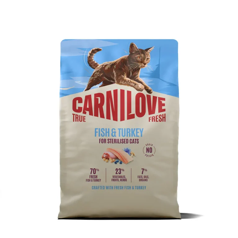 Сухий корм для стерилізованих котів Carnilove True Fresh з рибою та індичкою
