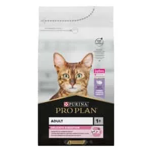 Сухий корм для дорослих котів Pro Plan Adult 1+ Delicate Digestion з індичкою