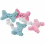 Іграшка Flamingo Puppy Mini Bones плюшеві кісточки з пищалками для цуценят