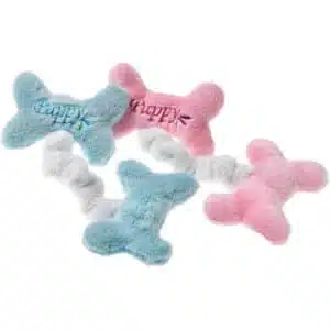 Іграшка Flamingo Puppy Mini Bones плюшеві кісточки з пищалками для цуценят