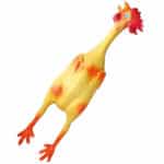 Flamingo (ФЛАМИНГО) LATEX CHICKEN игрушка для собак, курица с пищалкой, латекс, 11х8х49 см